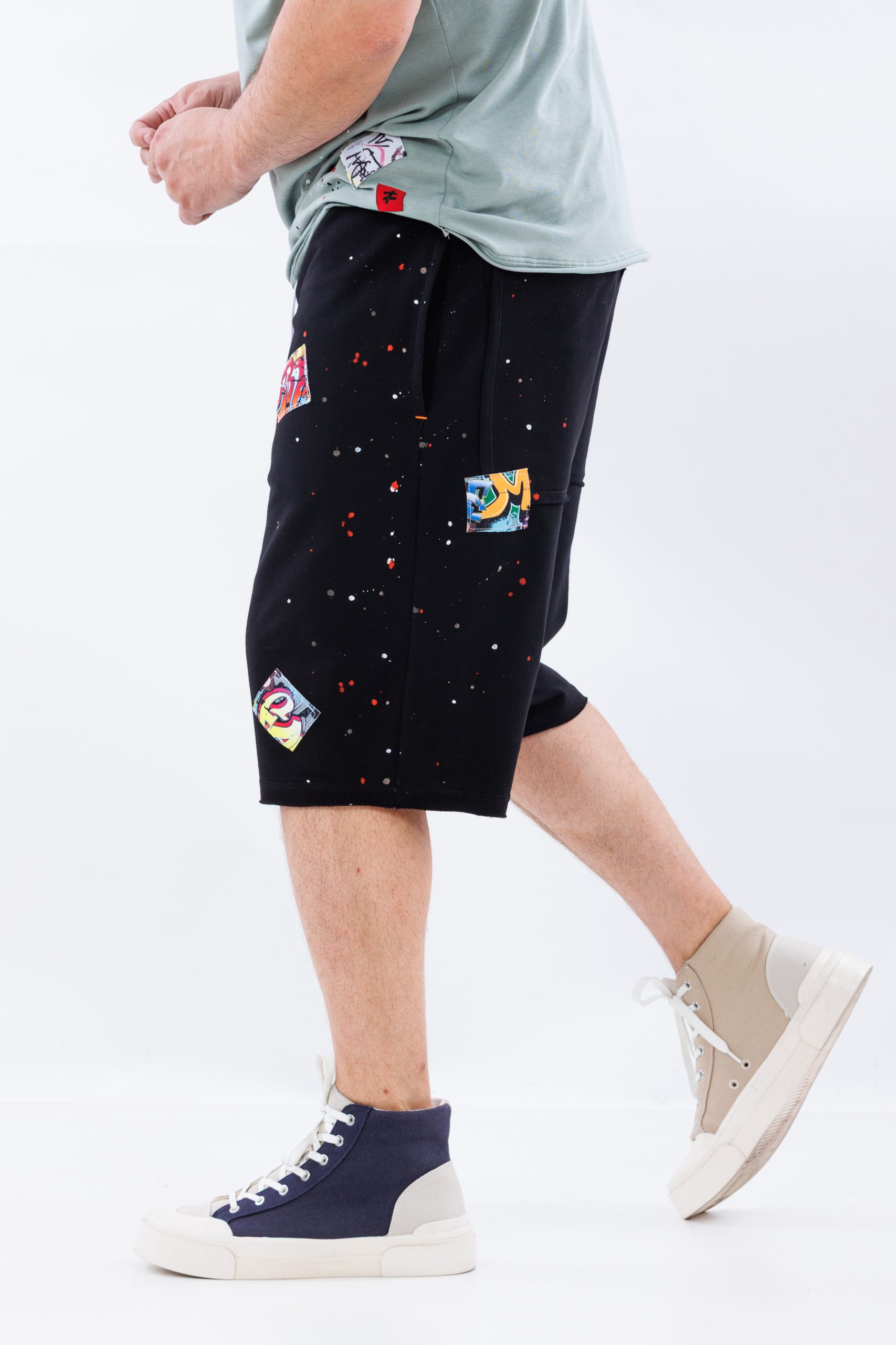 Pantaloni scurti negri Edgecraft Cotton Pantaloni scurti negri Edgecraft Cotton
