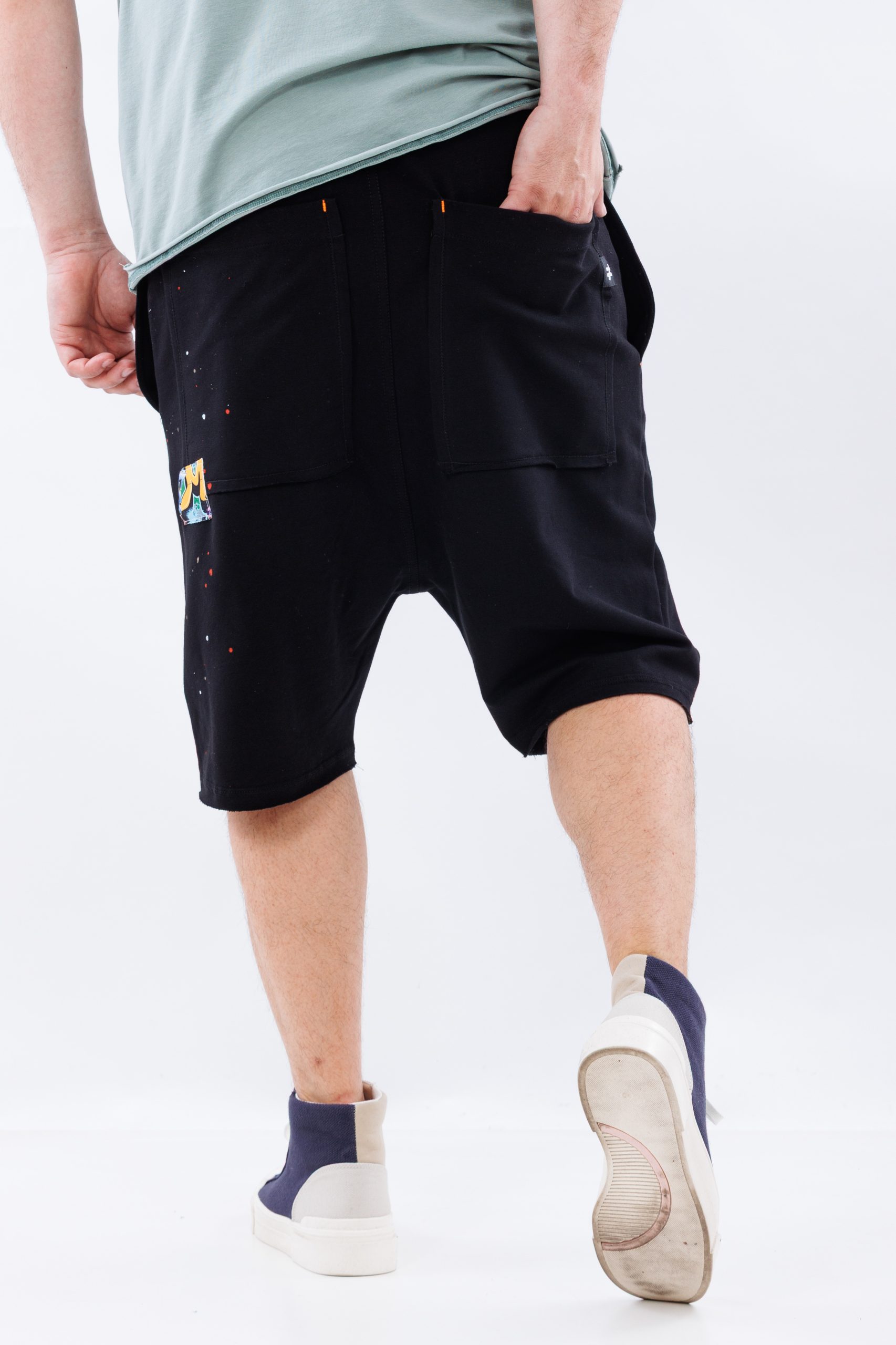 Pantaloni scurti negri Edgecraft Cotton Pantaloni scurti negri Edgecraft Cotton