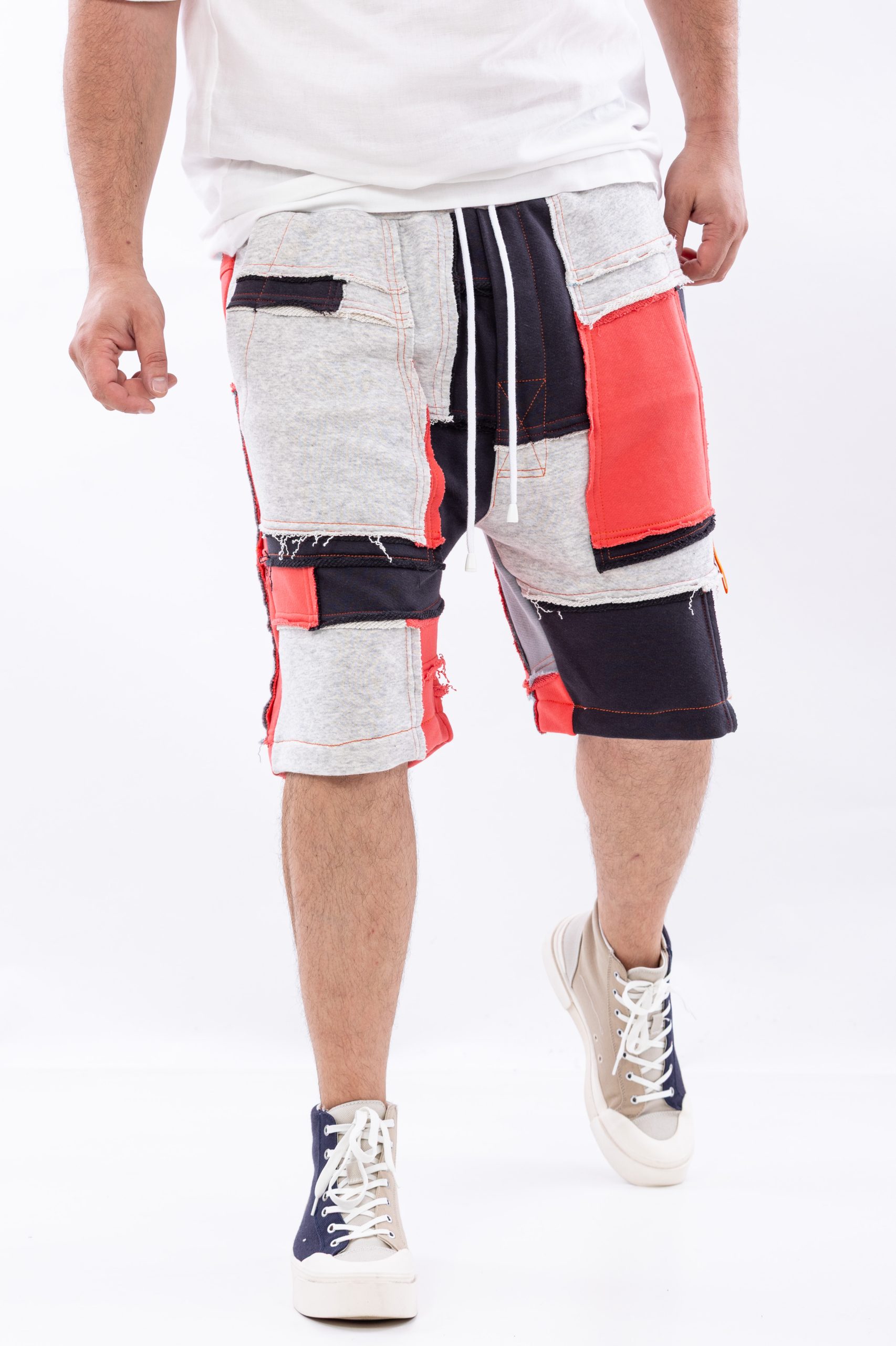 Pantaloni scurti bumbac canvas cut Pantaloni scurti bumbac canvas cut