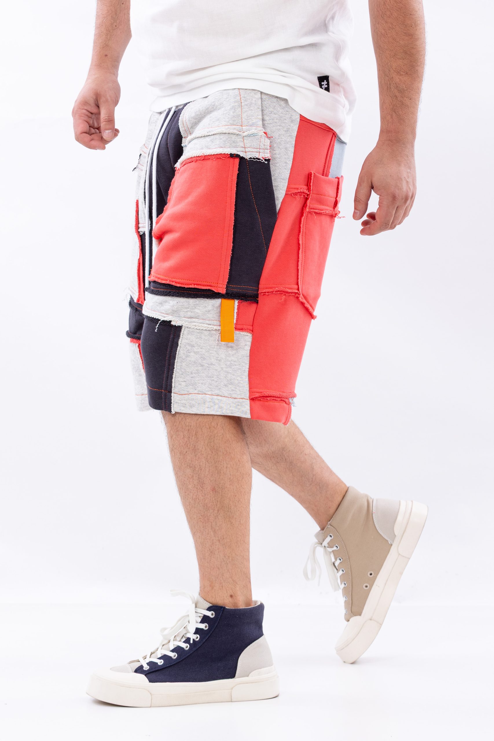 Pantaloni scurti bumbac canvas cut Pantaloni scurti bumbac canvas cut