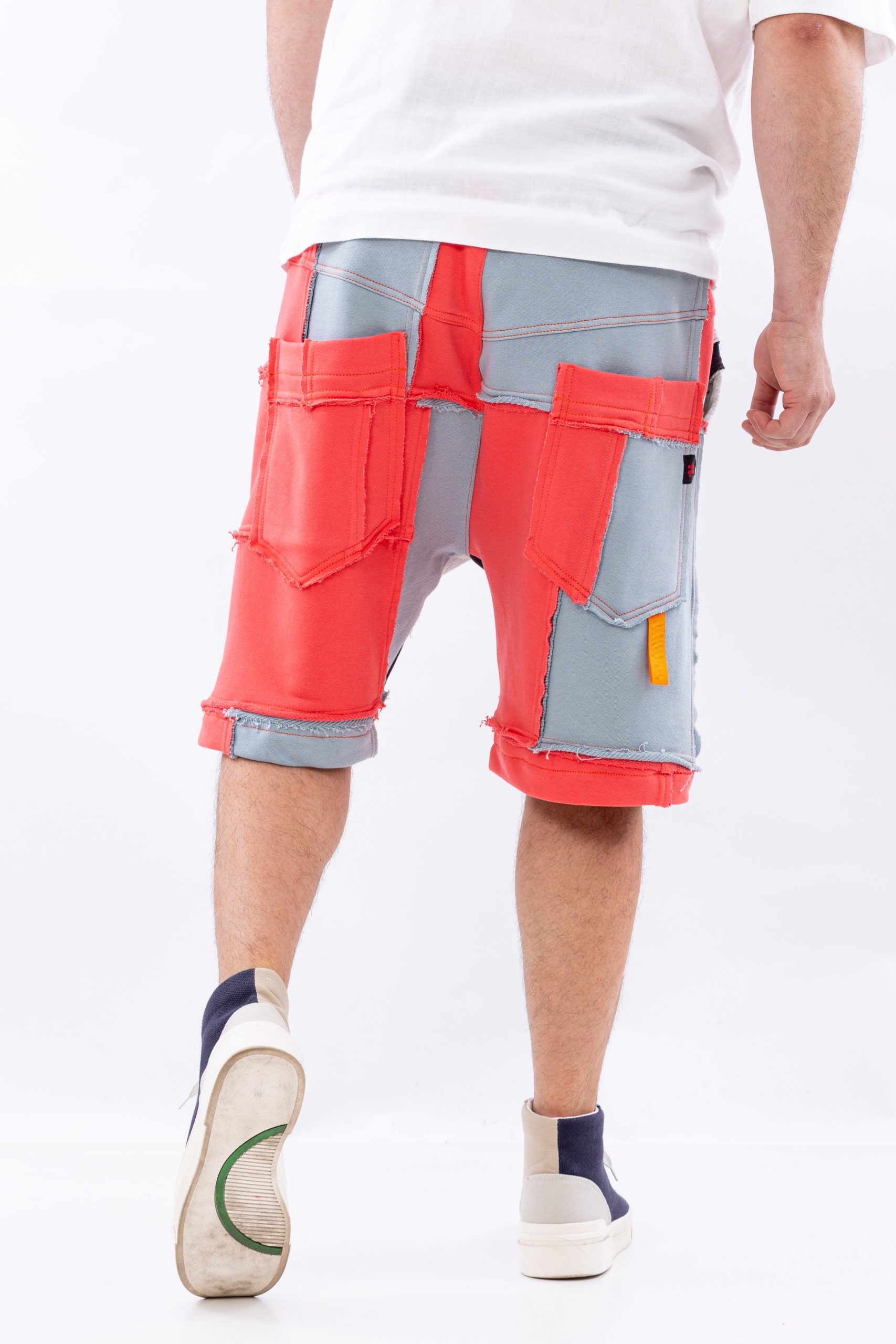 Pantaloni scurti bumbac canvas cut Pantaloni scurti bumbac canvas cut