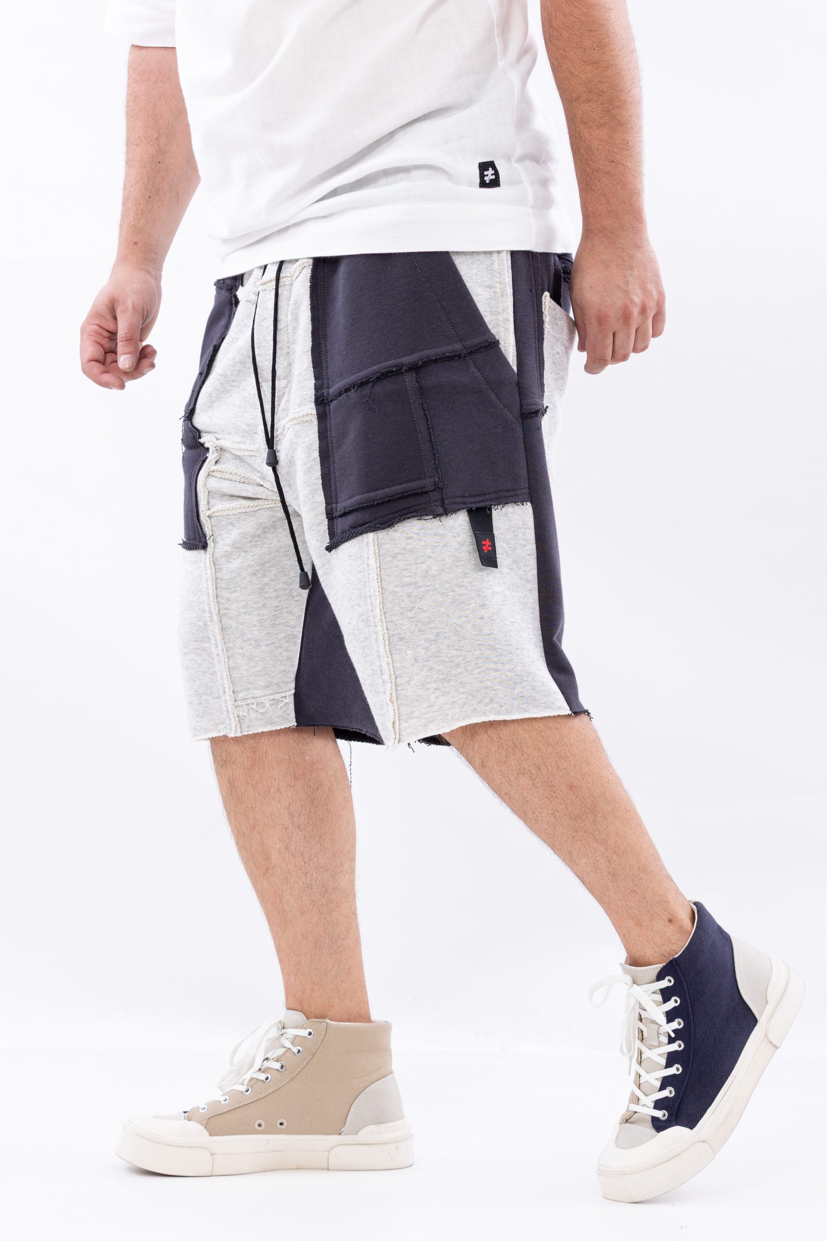 Pantaloni scurti din bumbac grey edge Pantaloni scurti din bumbac grey edge