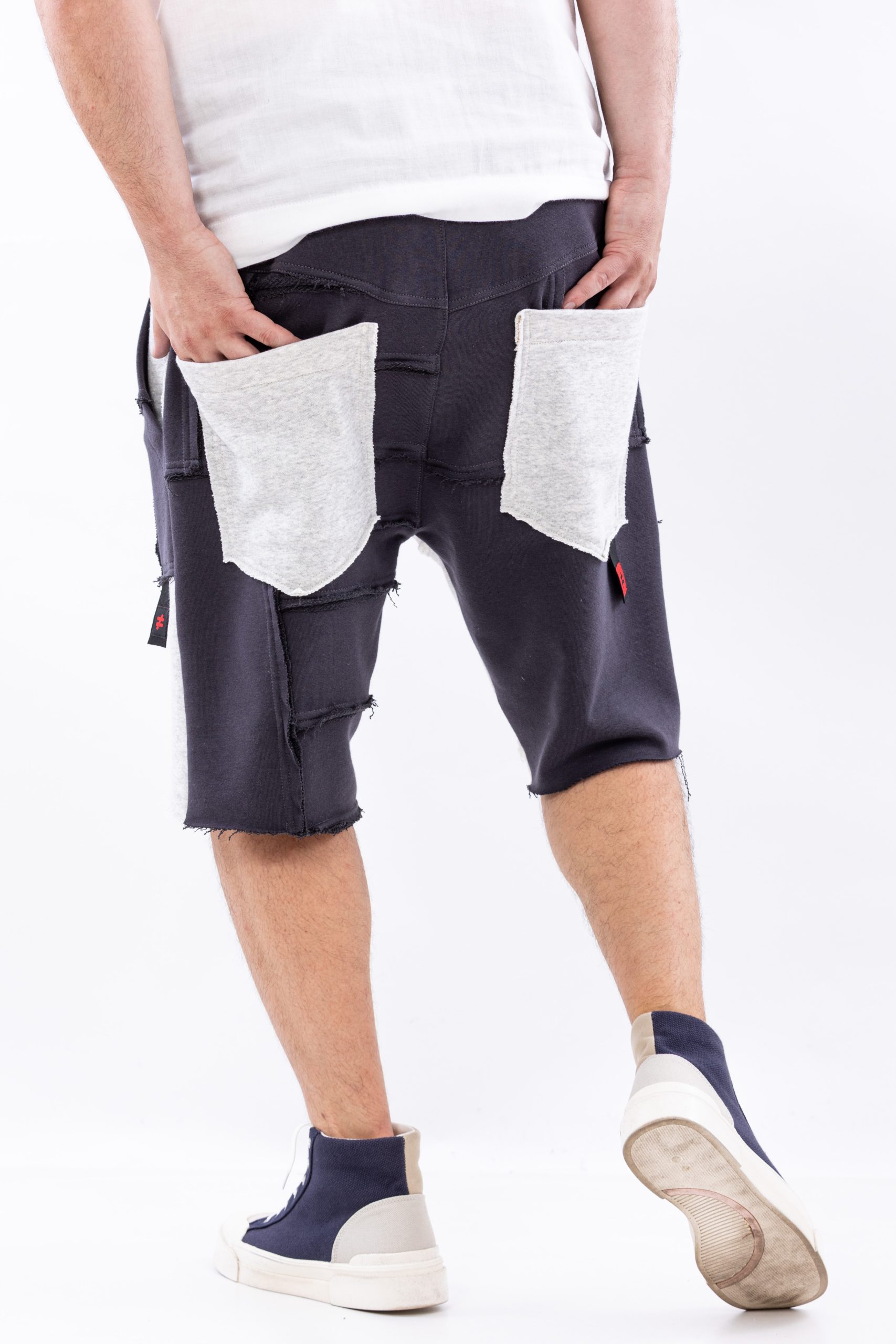 Pantaloni scurti din bumbac grey edge Pantaloni scurti din bumbac grey edge