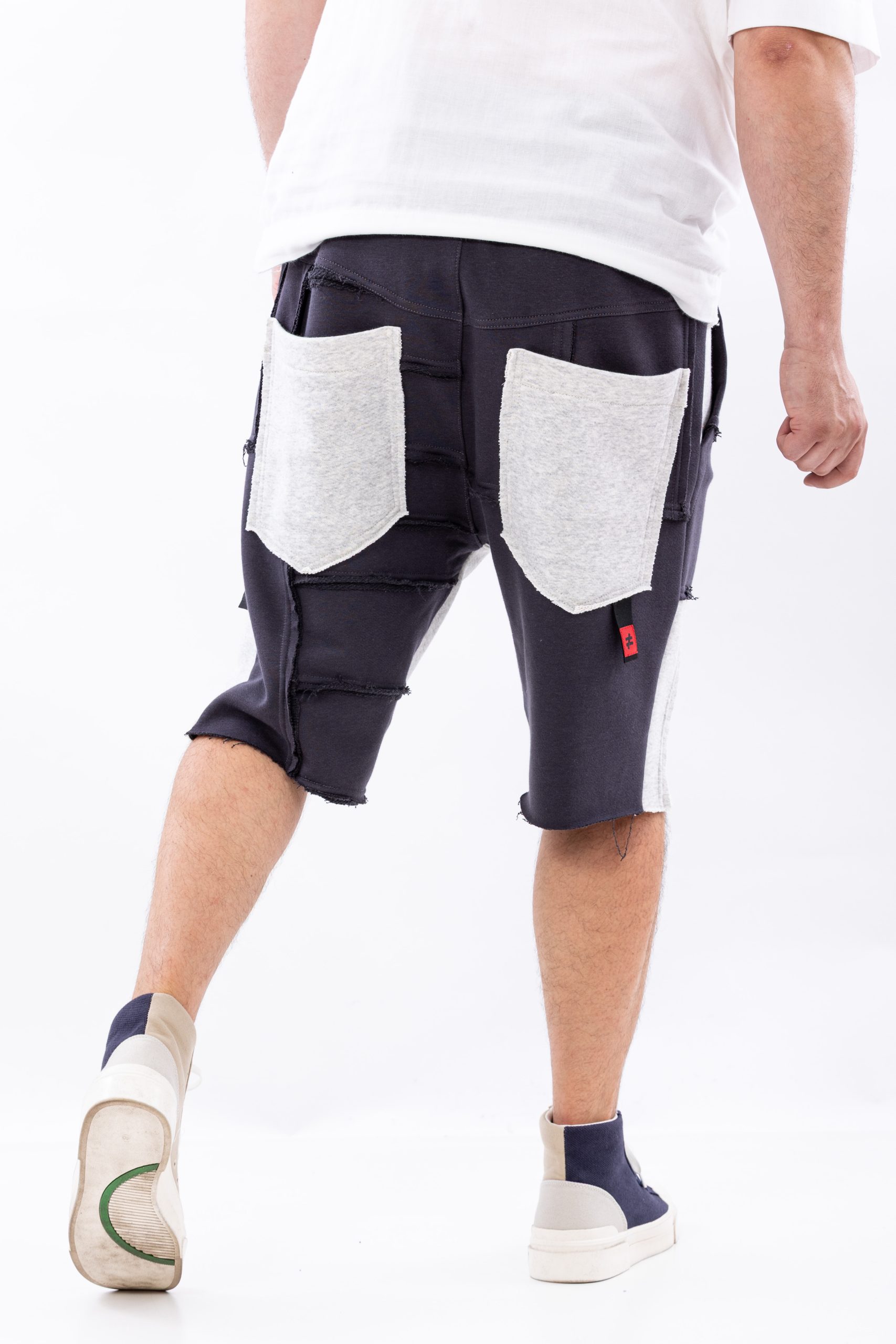 Pantaloni scurti din bumbac grey edge Pantaloni scurti din bumbac grey edge