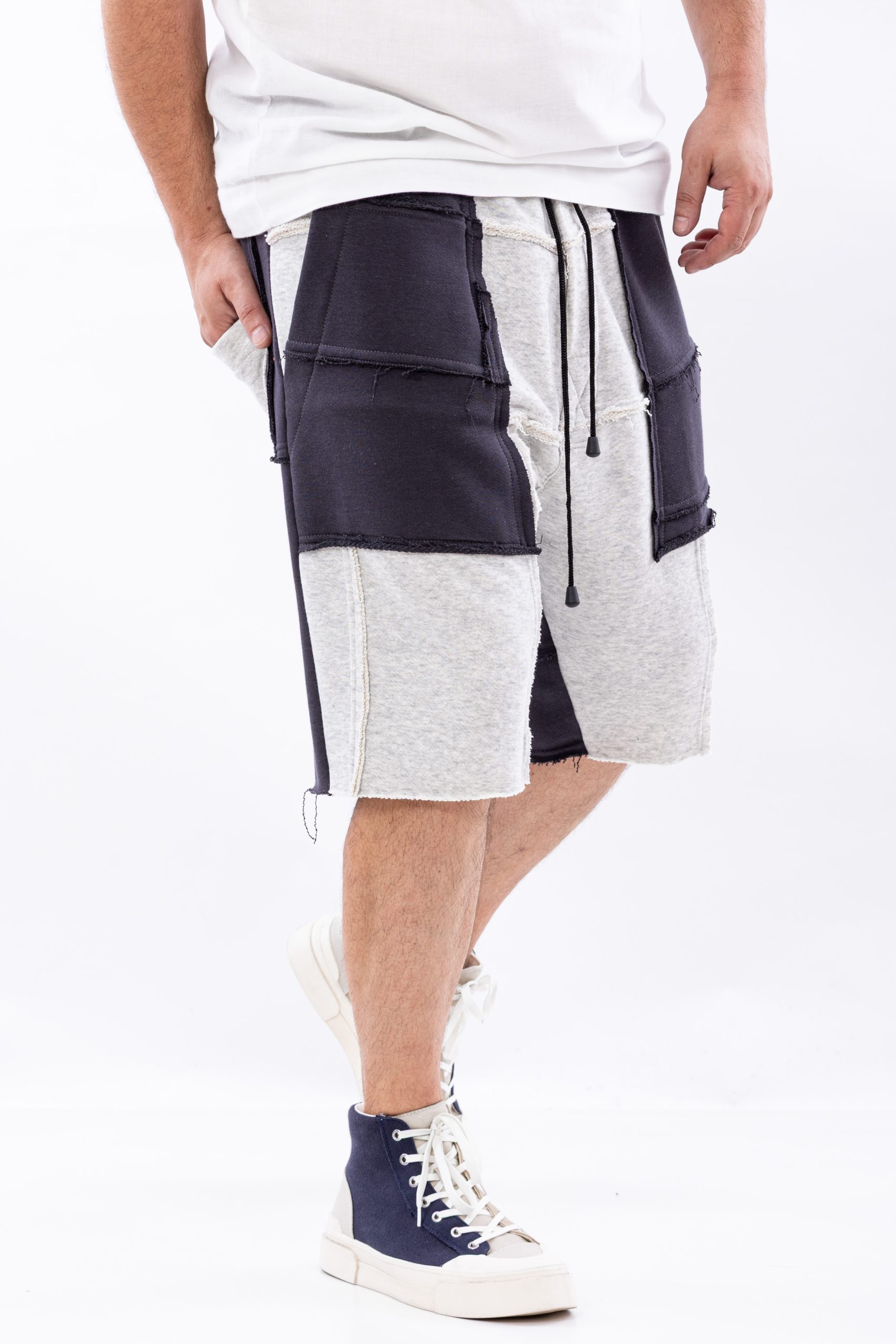 Pantaloni scurti din bumbac grey edge Pantaloni scurti din bumbac grey edge