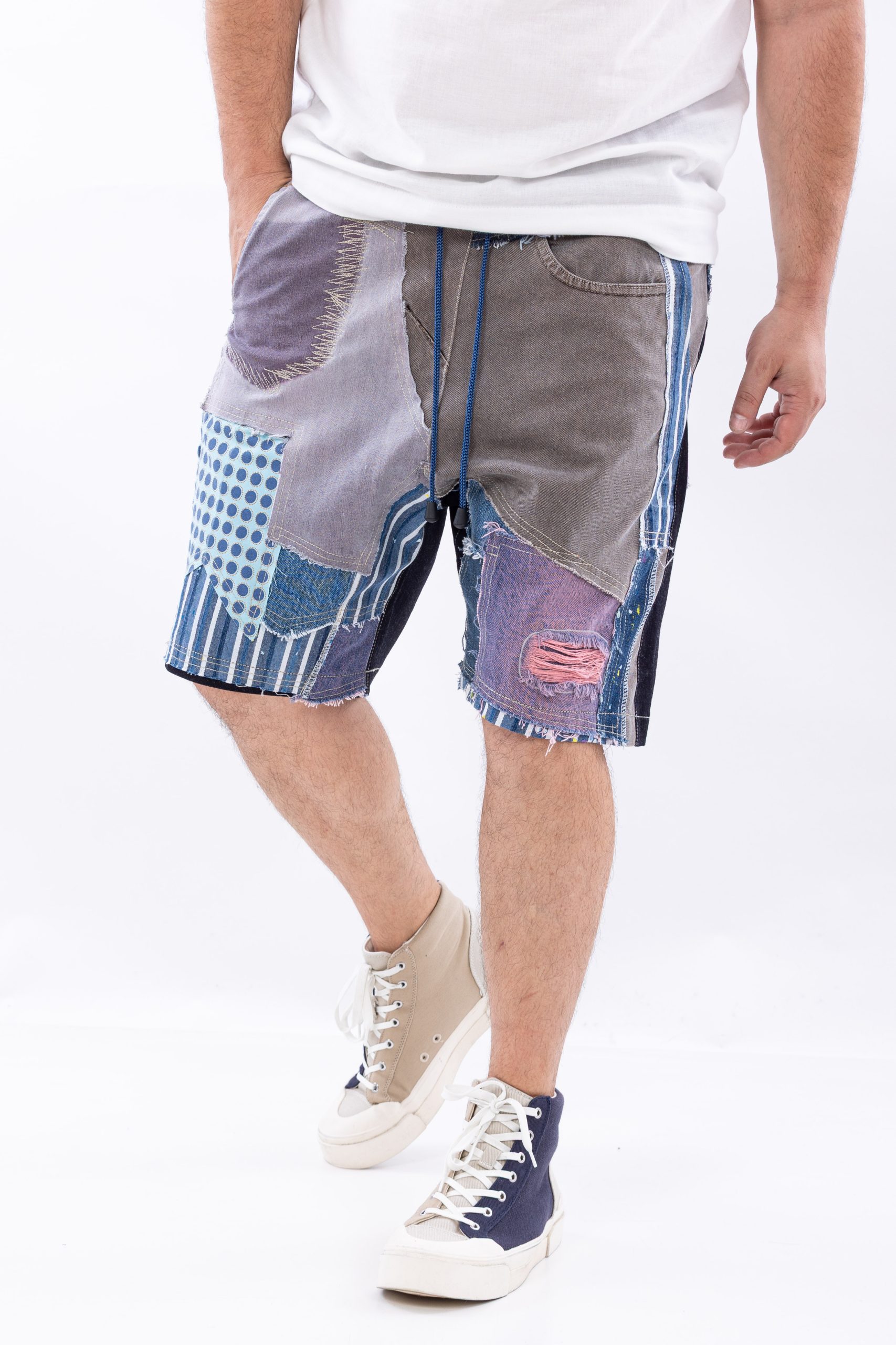 Blugi scurti denim fusion cut