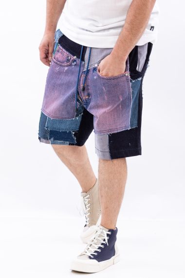 Pantaloni scurti din bumbac grey edge