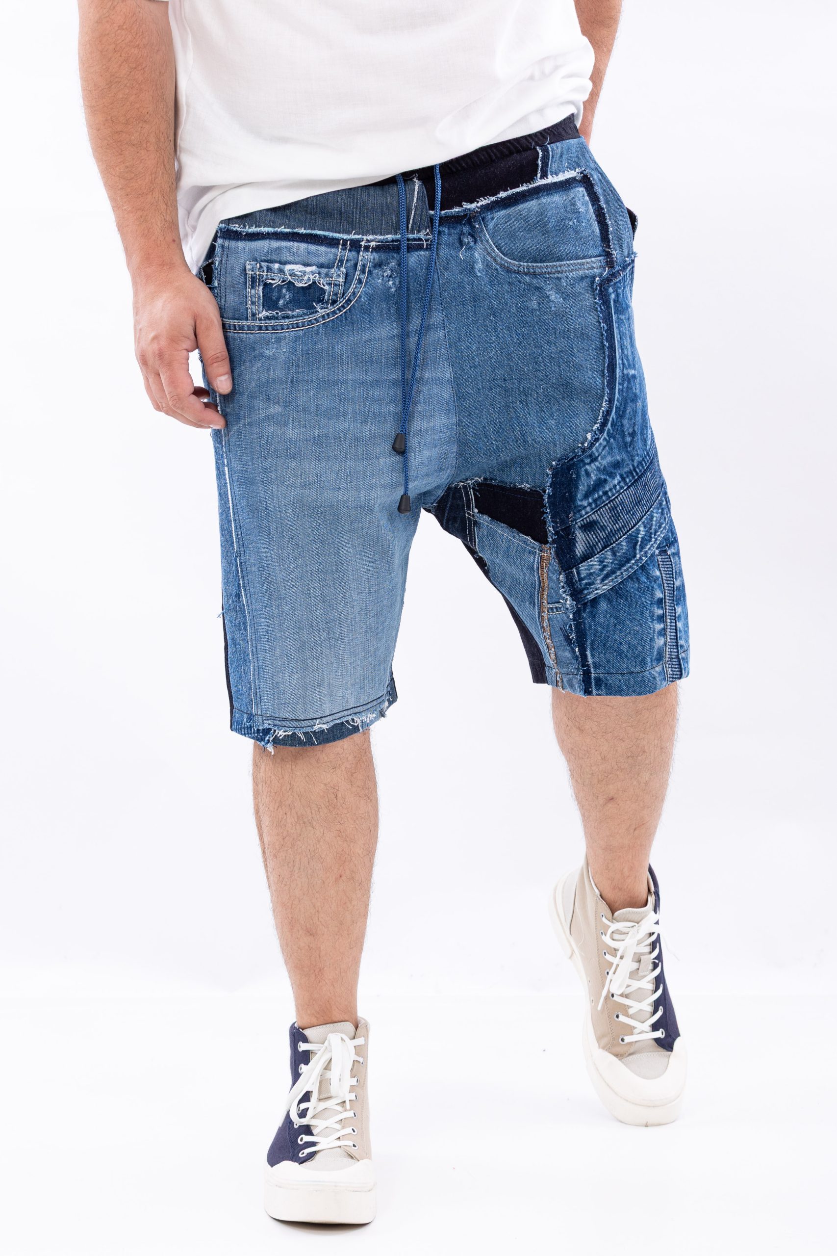 Blugi scurti denim rift Blugi scurti denim rift