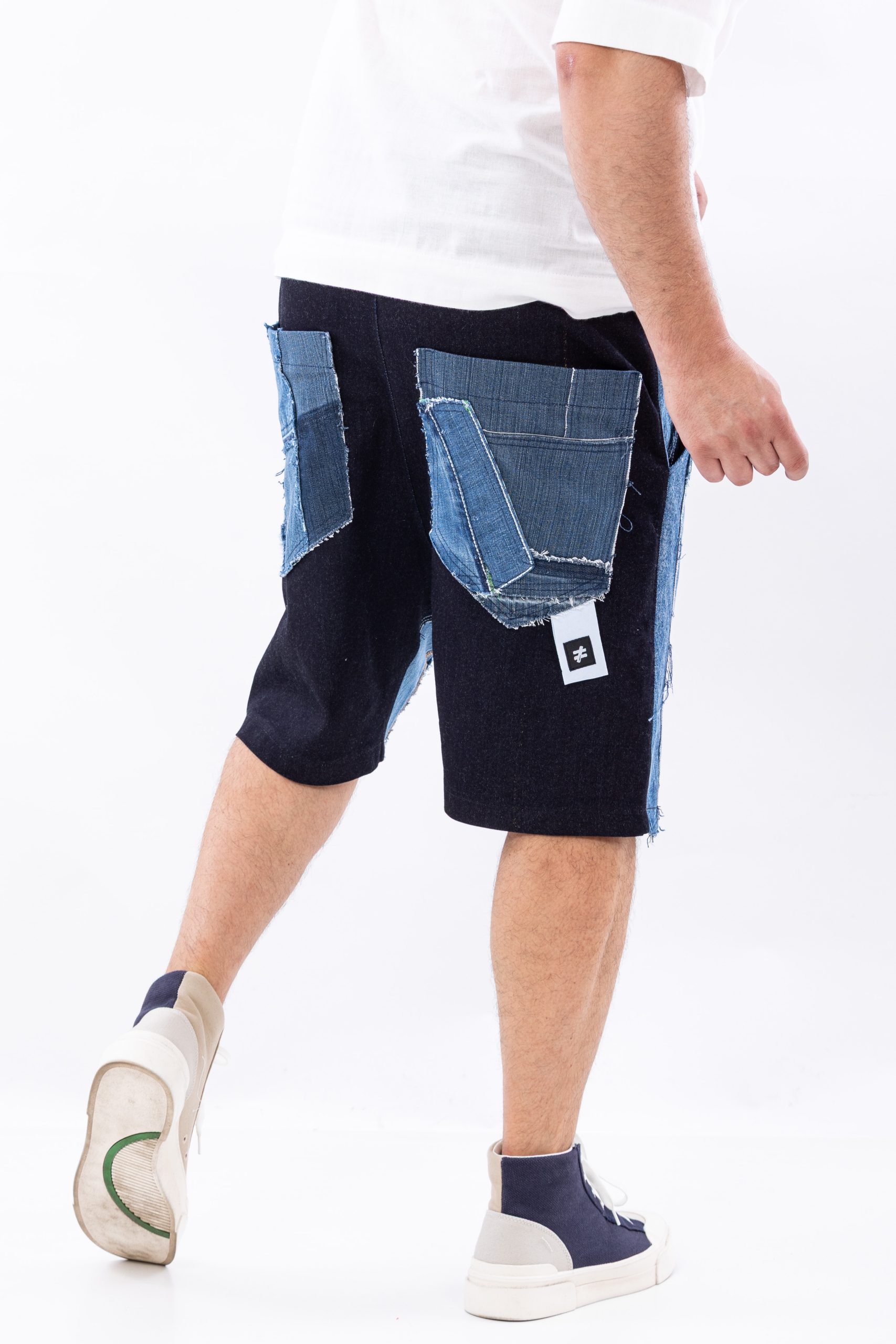 Blugi scurti denim rift Blugi scurti denim rift