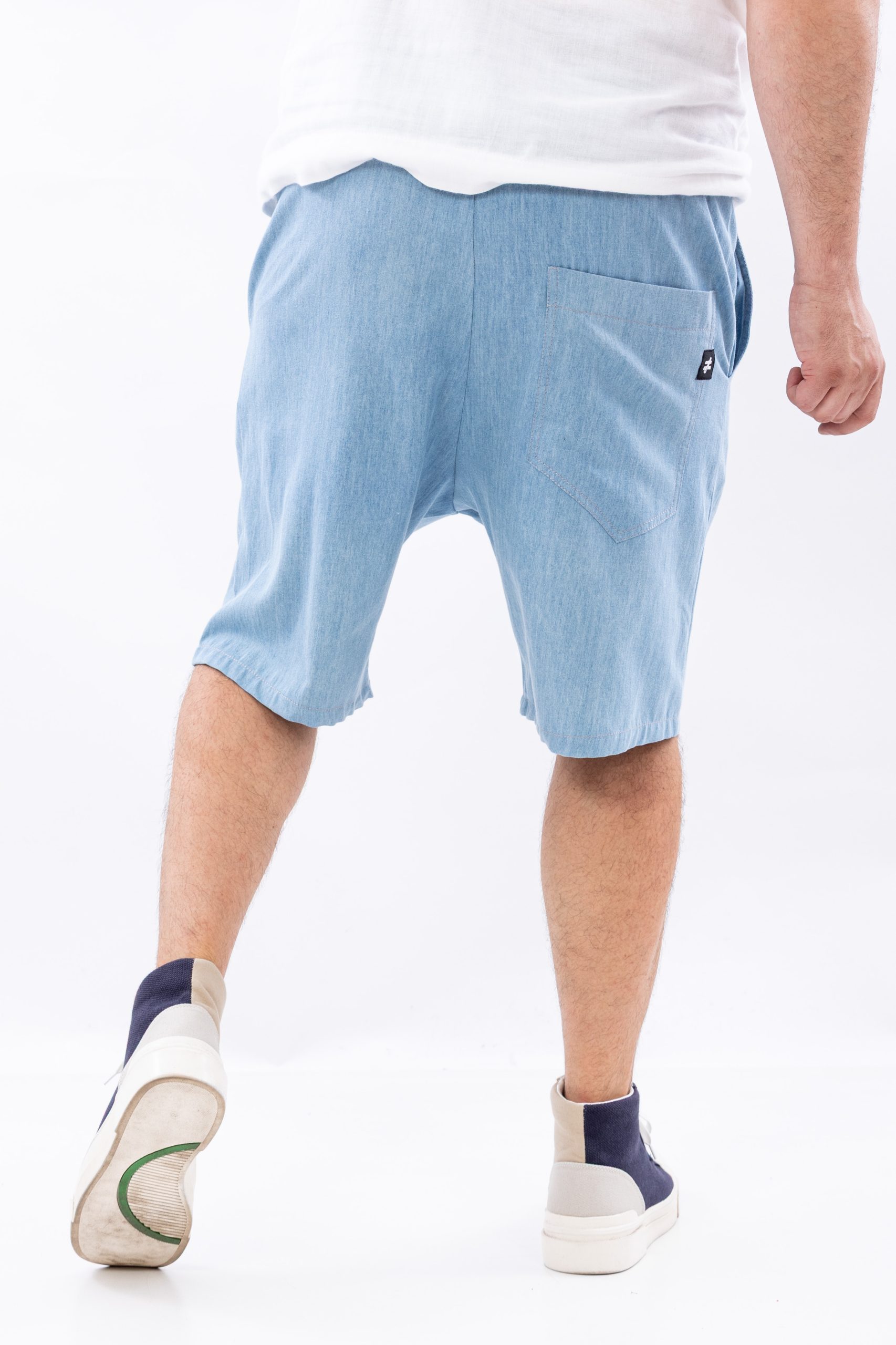 Pantaloni scurti blue soft denim Pantaloni scurti blue soft denim