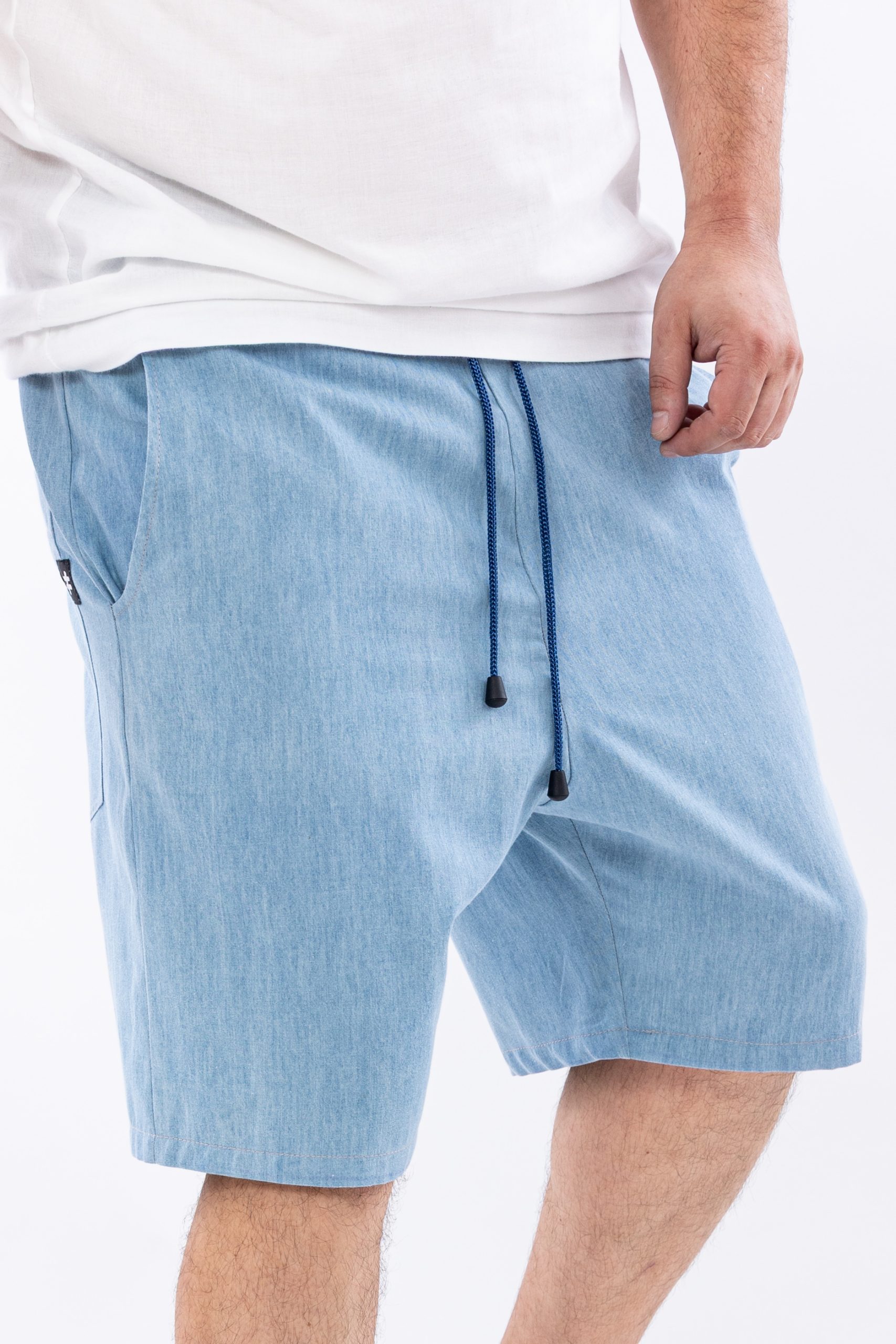 Pantaloni scurti blue soft denim Pantaloni scurti blue soft denim