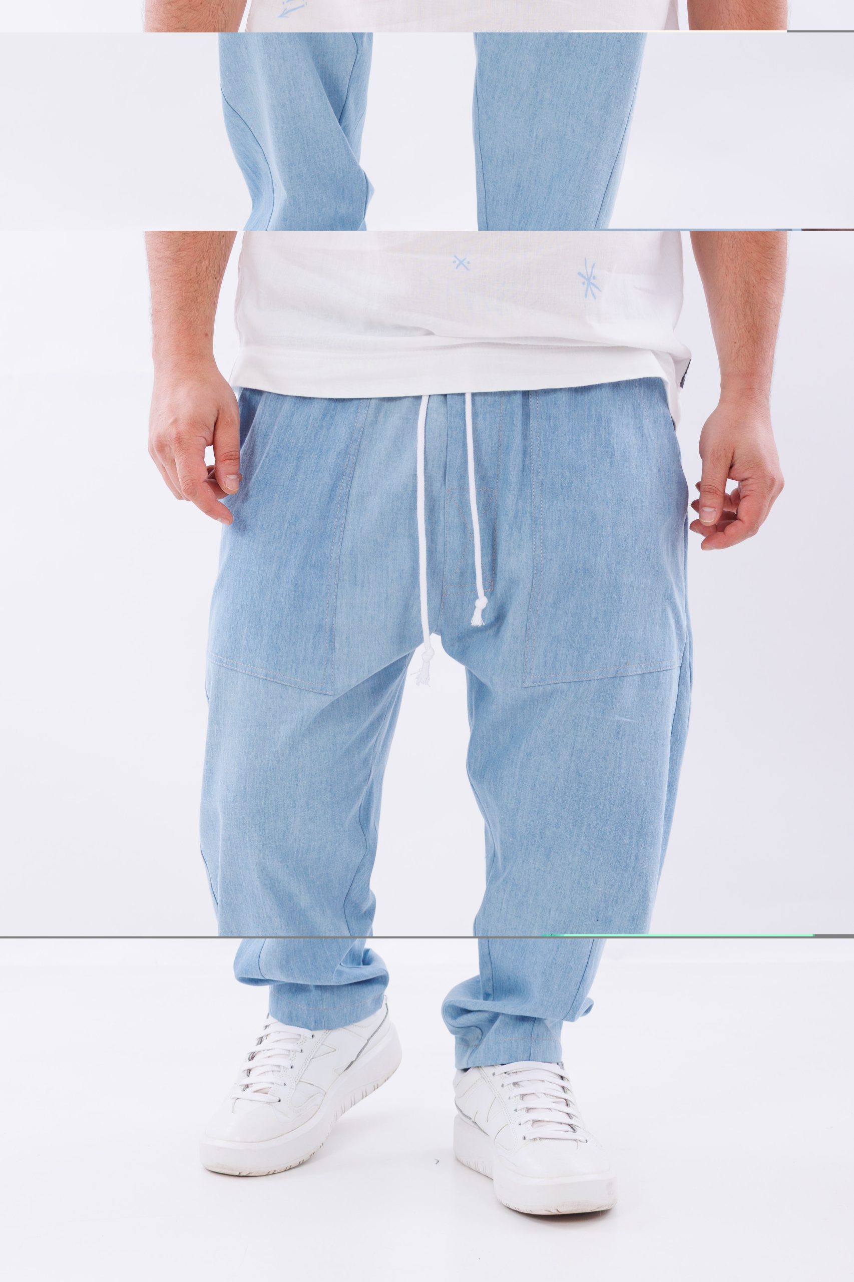 Pantaloni lungi blue soft denim Pantaloni lungi blue soft denim