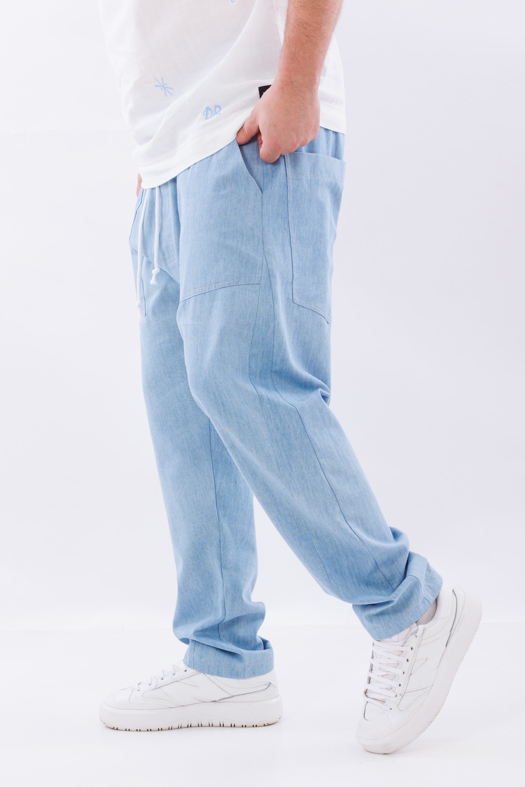 Pantaloni lungi blue soft denim Pantaloni lungi blue soft denim
