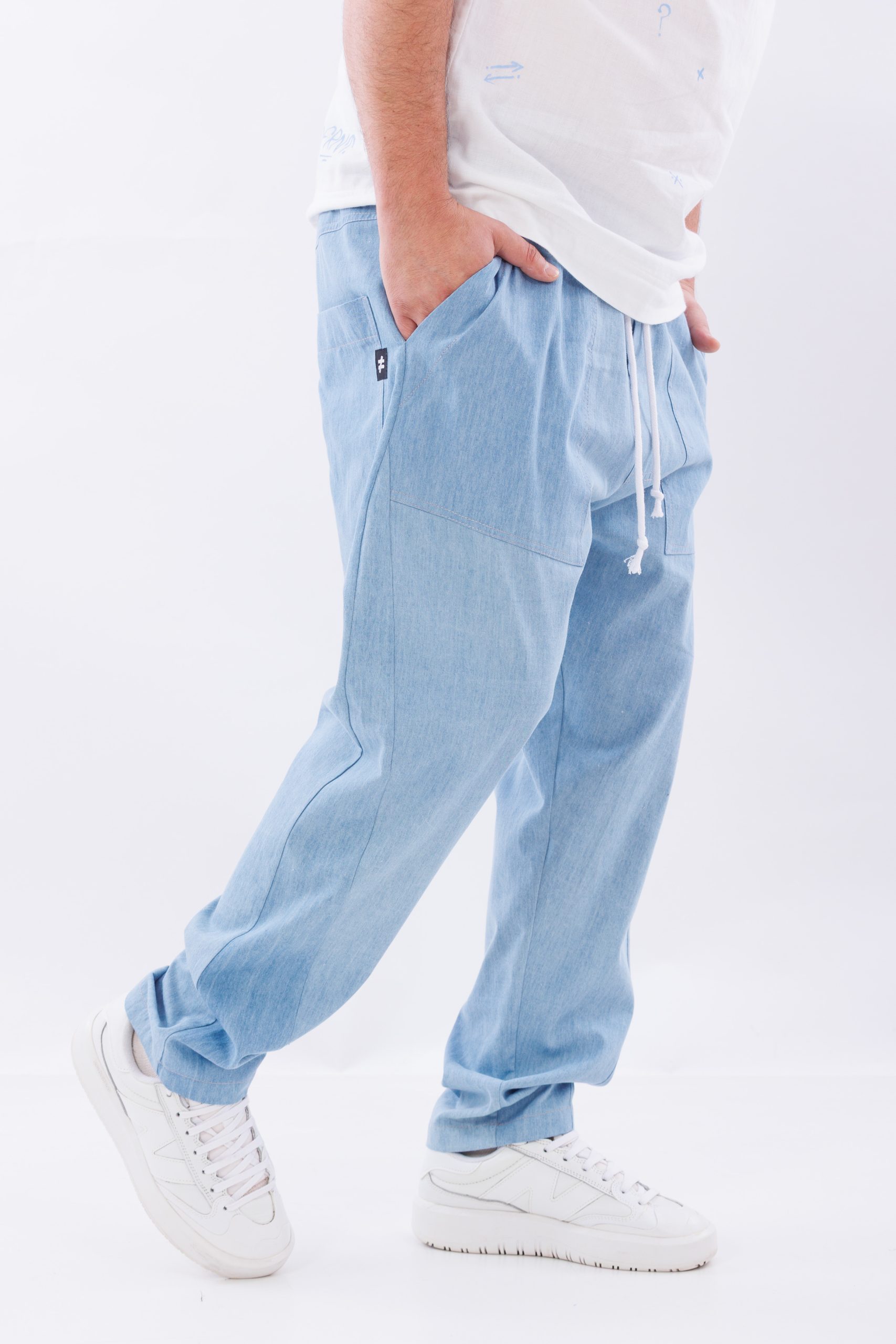 Pantaloni lungi blue soft denim Pantaloni lungi blue soft denim