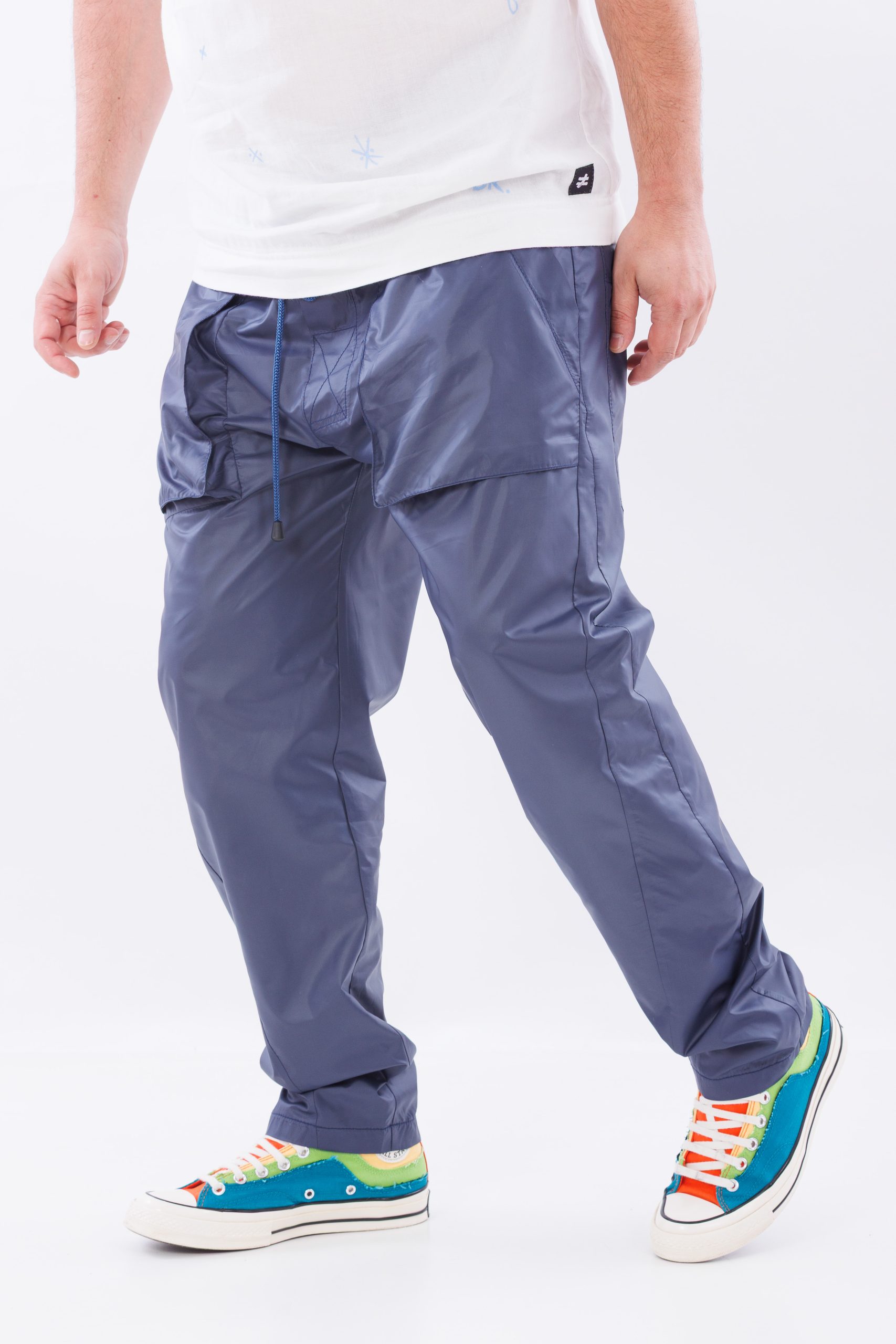 Pantalni lungi din fas cu buzunare dimensionate Pantalni lungi din fas cu buzunare dimensionate