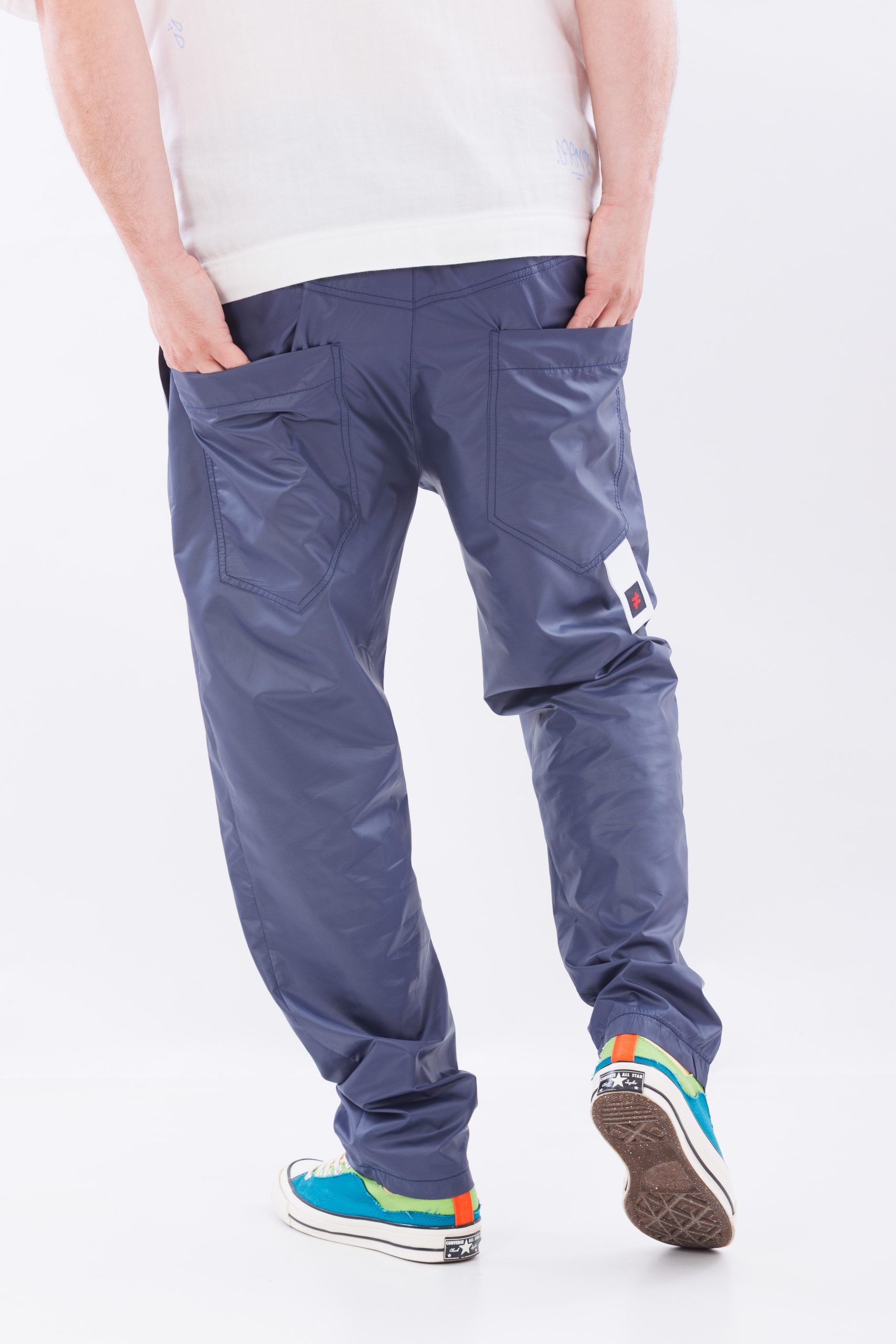 Pantalni lungi din fas cu buzunare dimensionate Pantalni lungi din fas cu buzunare dimensionate