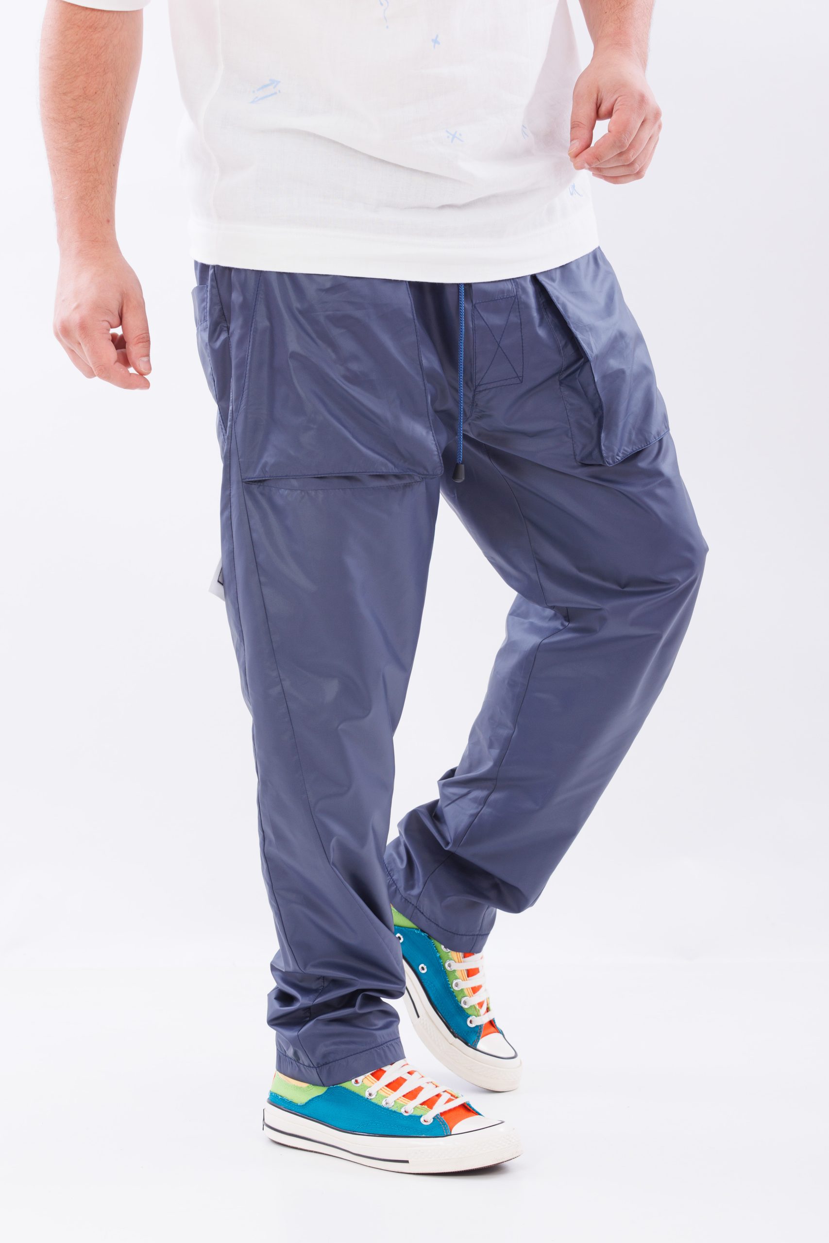 Pantalni lungi din fas cu buzunare dimensionate Pantalni lungi din fas cu buzunare dimensionate