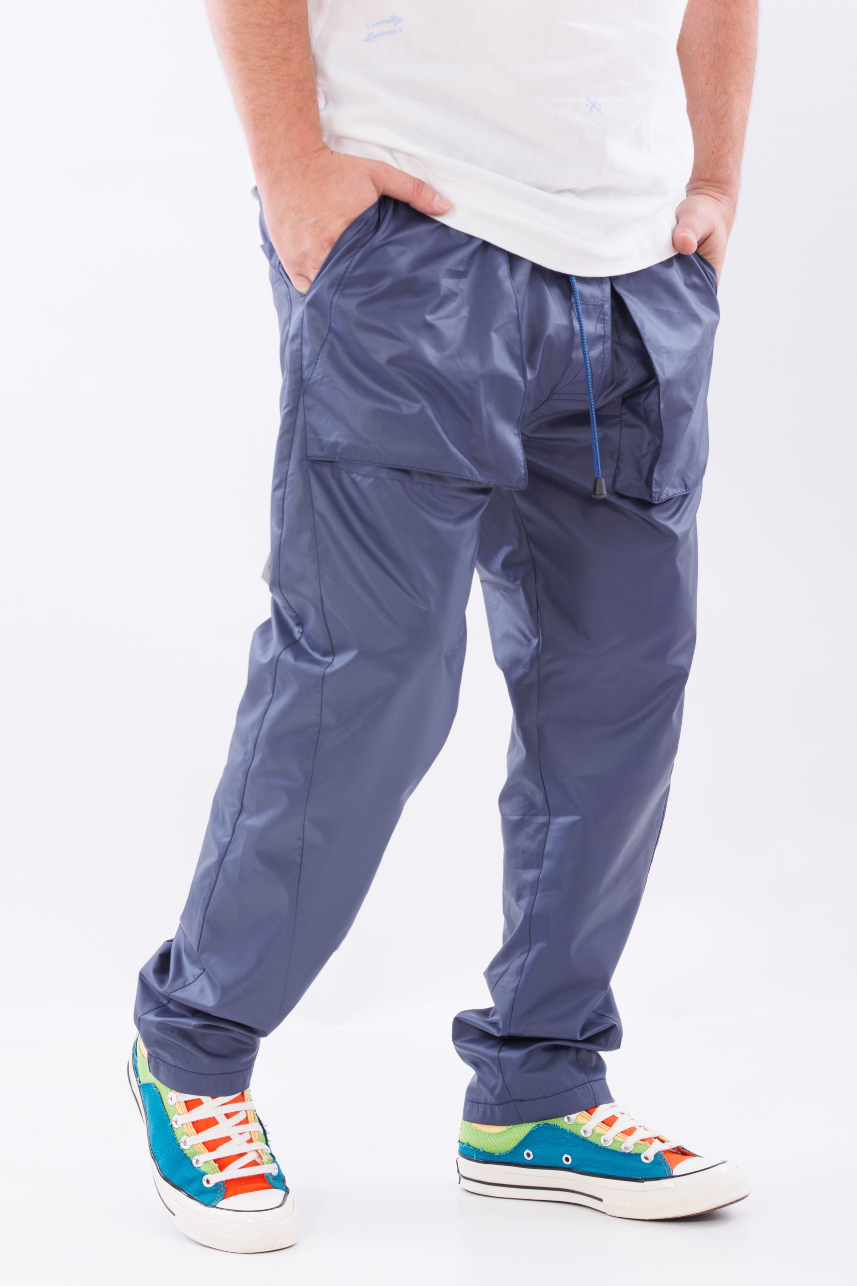 Pantalni lungi din fas cu buzunare dimensionate Pantalni lungi din fas cu buzunare dimensionate