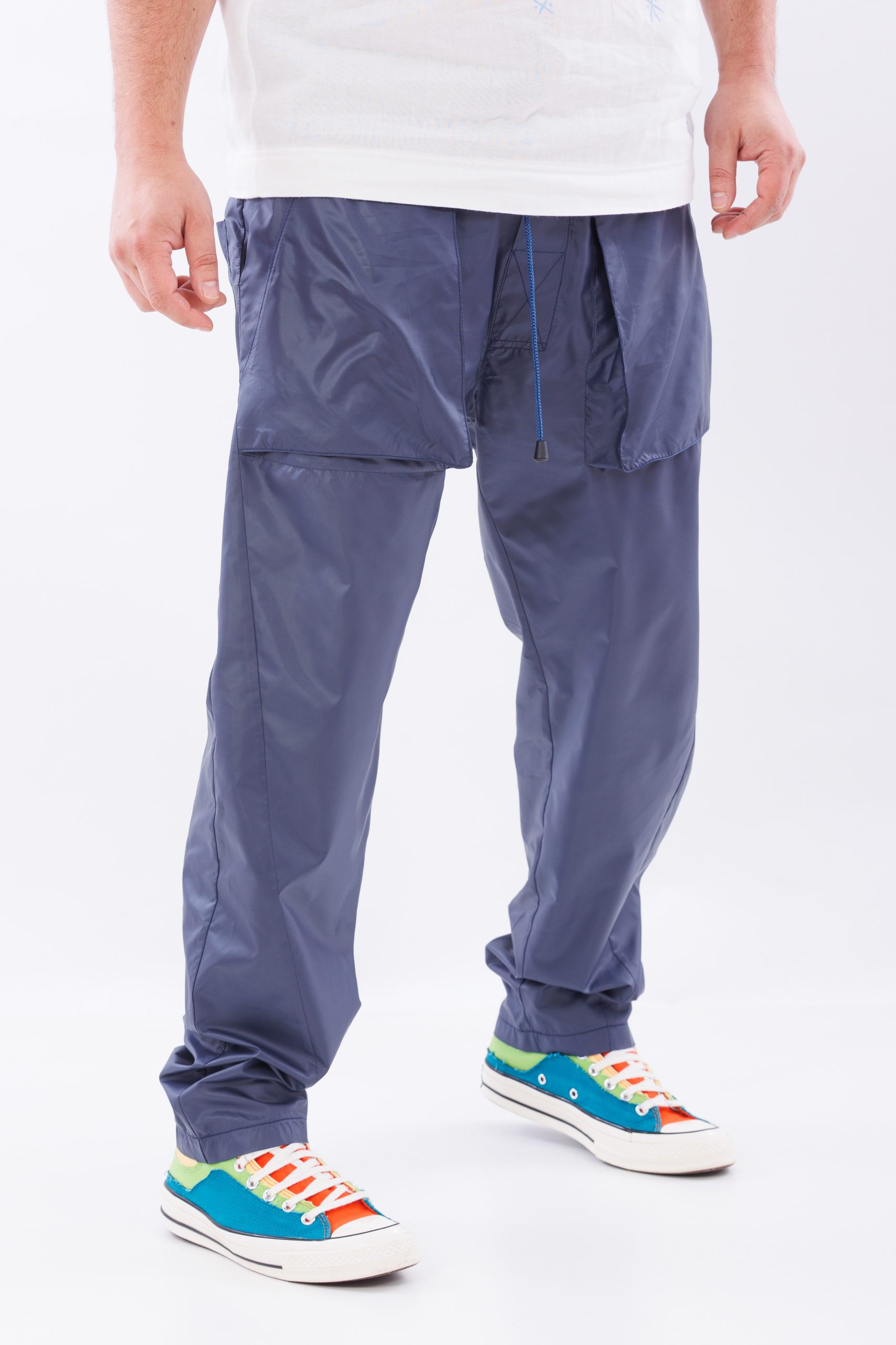 Pantalni lungi din fas cu buzunare dimensionate Pantalni lungi din fas cu buzunare dimensionate