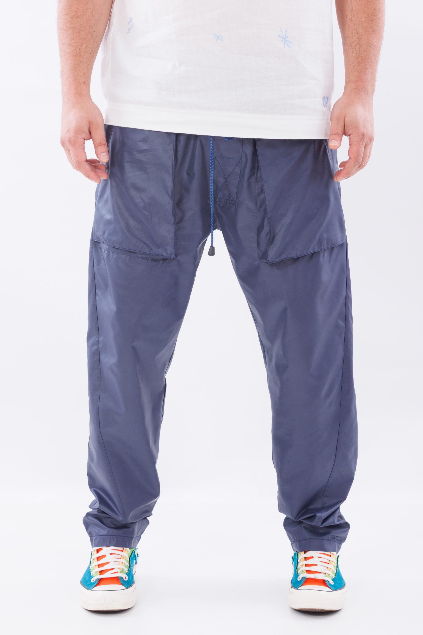 Pantalni lungi din fas cu buzunare dimensionate Pantalni lungi din fas cu buzunare dimensionate