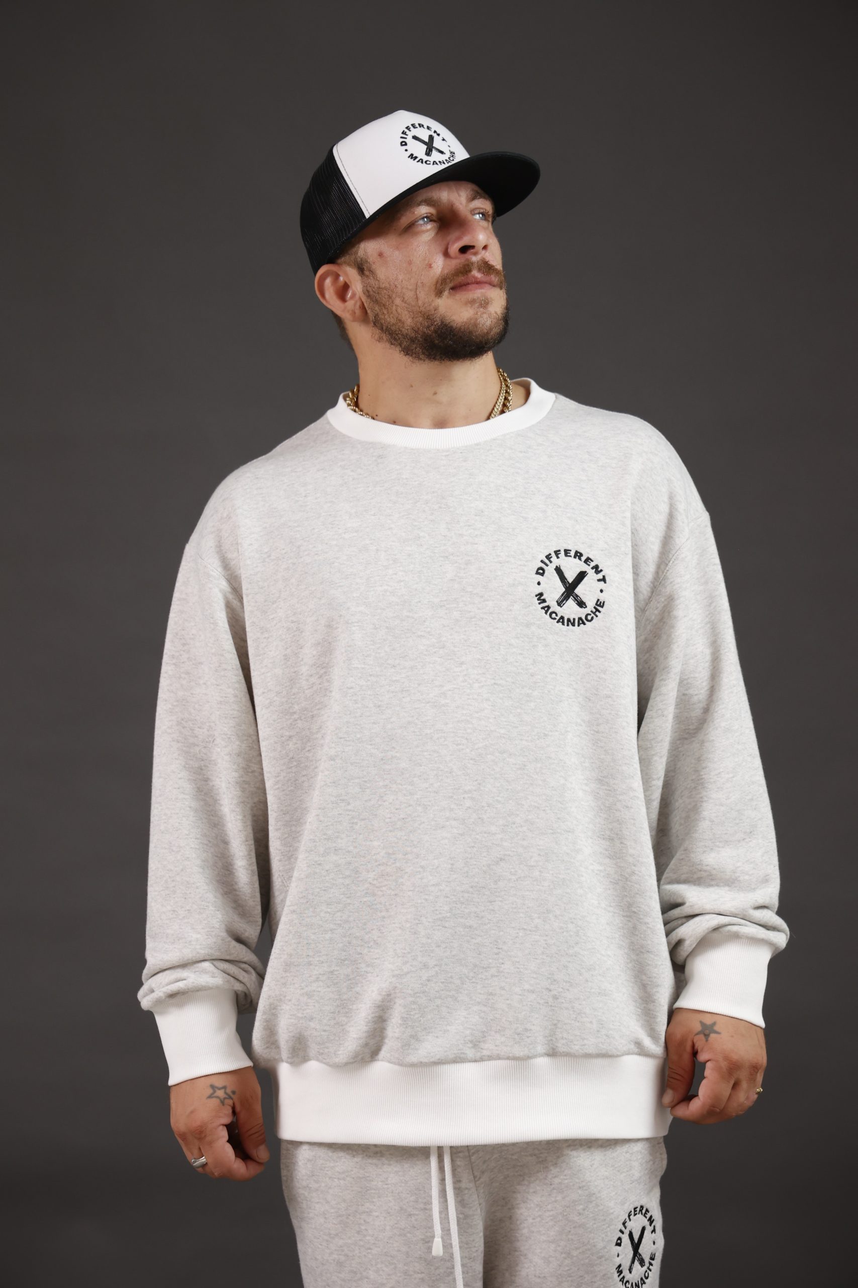 Bluza oversize unisex Macanache x Diff