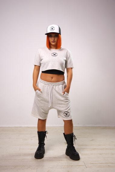 Tricou alb oversize Atelier Embroidered