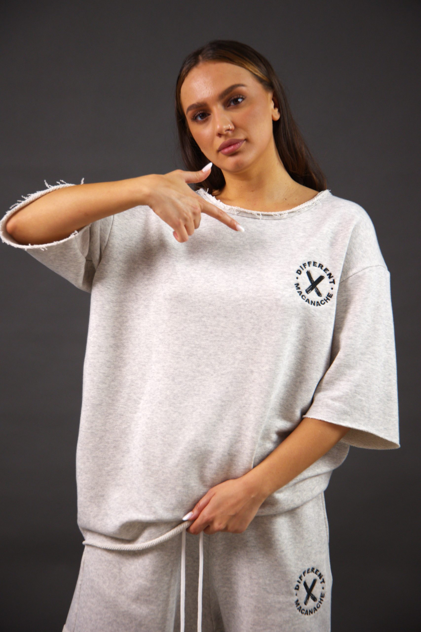 Tricou oversize unisex fara margini – Macanache X DifferentCut