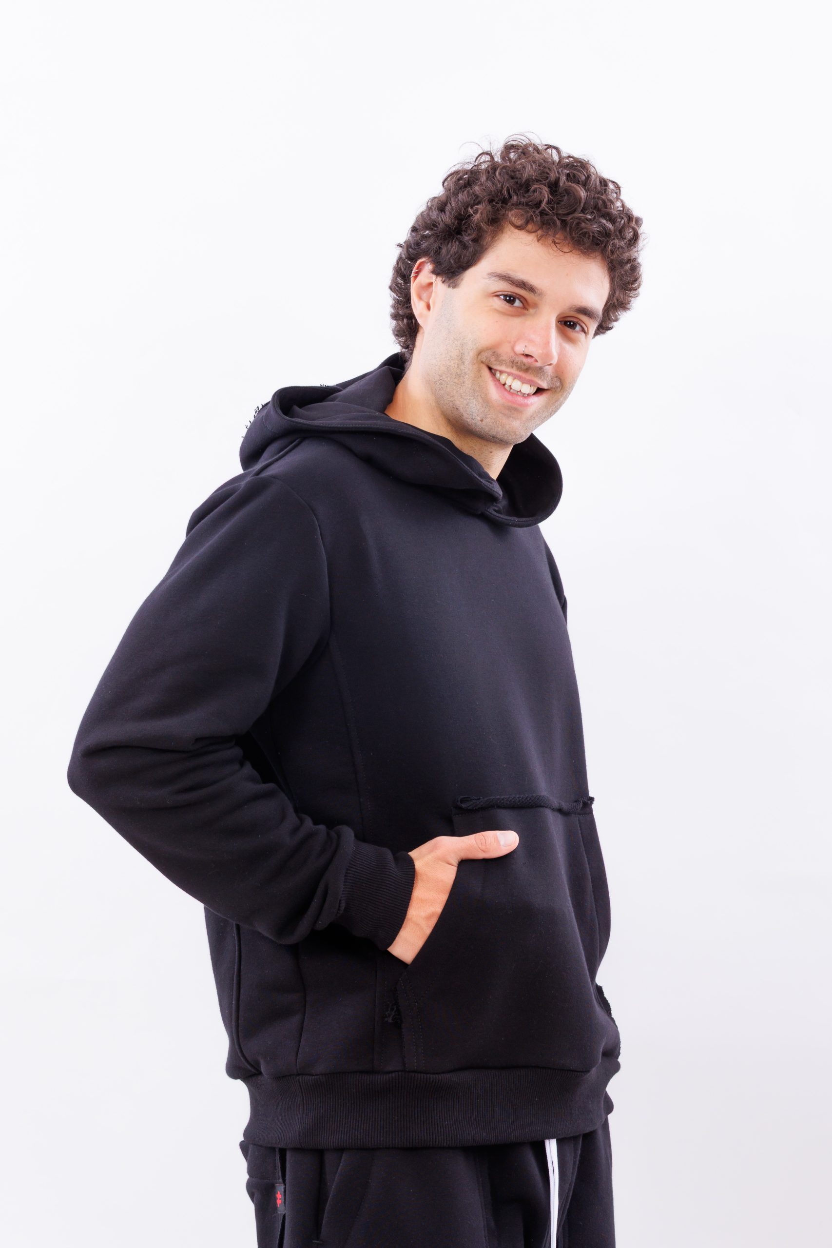 Hanorac oversize essential black hoodie Hanorac oversize essential black hoodie