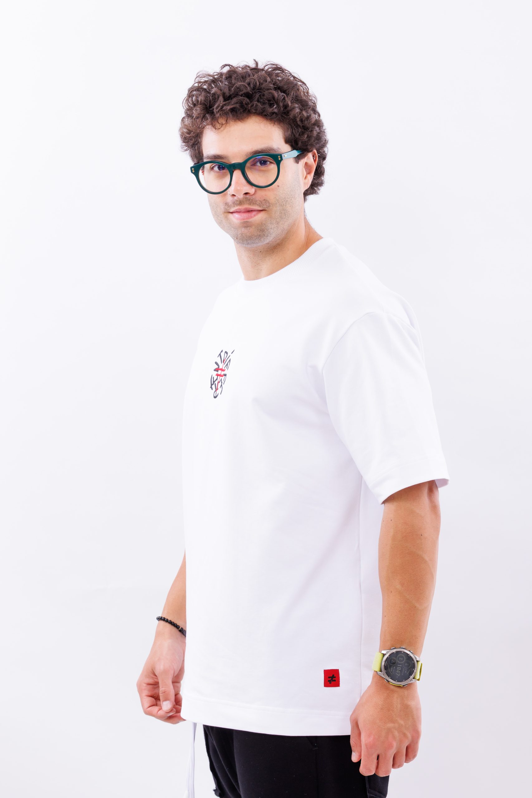 Tricou alb oversize Atelier Embroidered Tricou alb oversize Atelier Embroidered